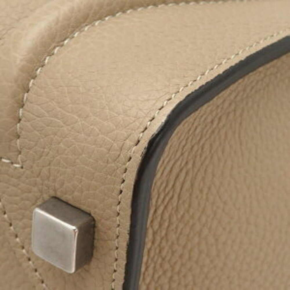 Celine Beige Shopper Handbag Tan Leather Luggage - Picture 4 of 9